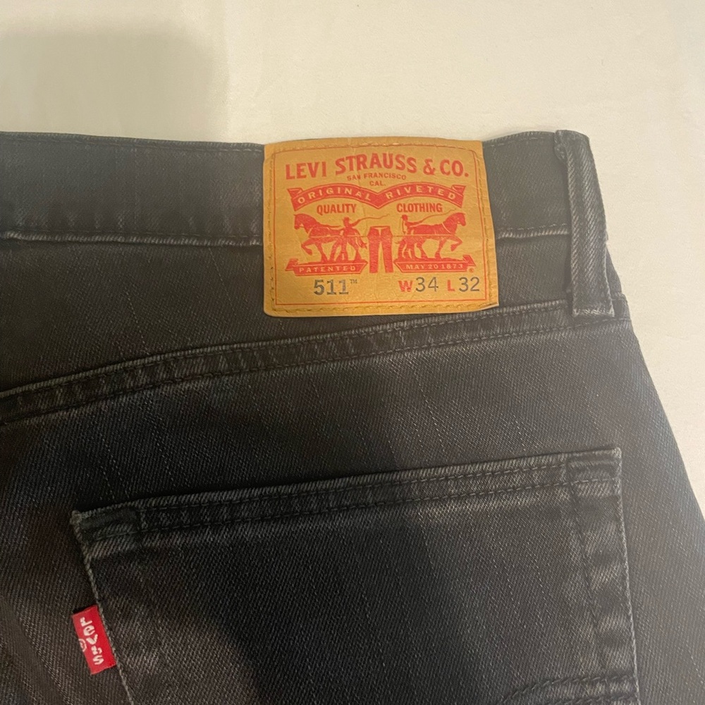 Levi's 511 Men's Black Jeans 34x32